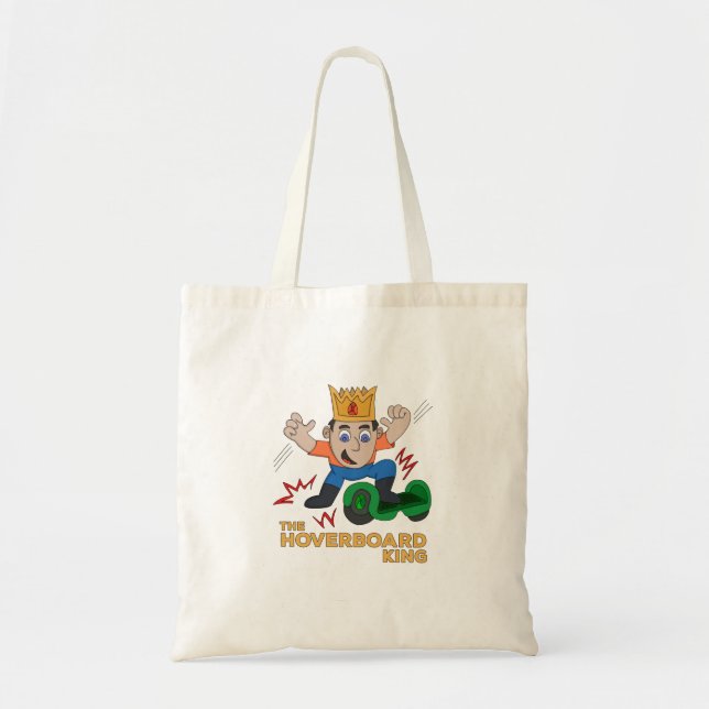 The Hoverboard King Tote Bag (Front)