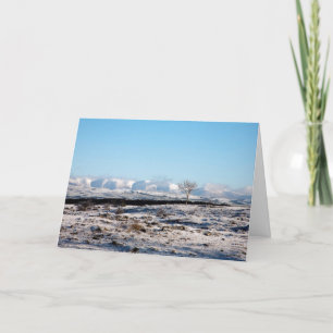 The Howgill Fells winter England Holiday Card