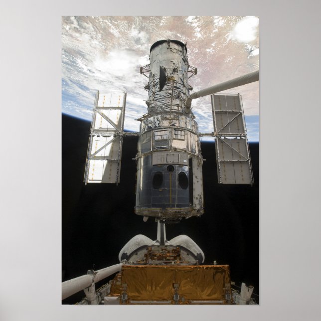 The Hubble Space Telescope is released Poster (Front)