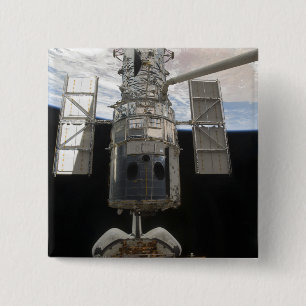 The Hubble Space Telescope Space Shuttle Atlant 15 Cm Square Badge