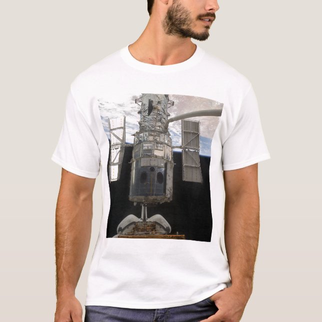 The Hubble Space Telescope Space Shuttle Atlant T-Shirt (Front)