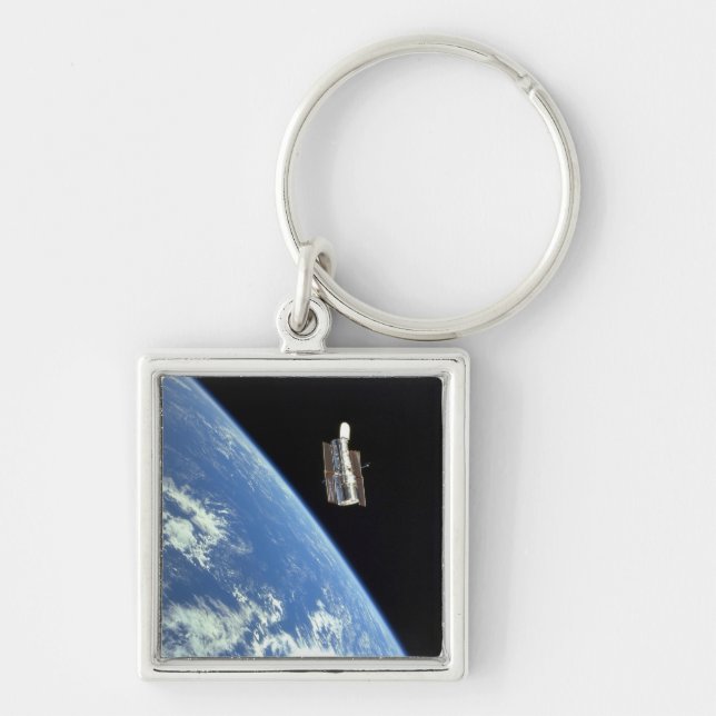 The Hubble Space Telescope with a blue earth Key Ring (Front)