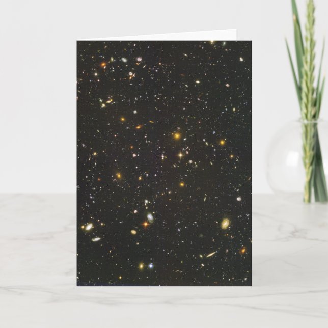 The Hubble Ultra Deep Field Card (Front)
