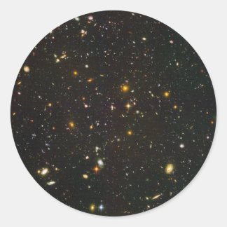 The Hubble Ultra Deep Field Classic Round Sticker
