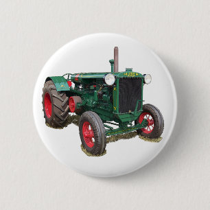 The Huber HK tractor 6 Cm Round Badge