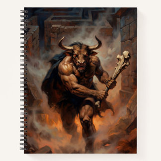 The Hulking Minotaur of the Labyrinth Notebook