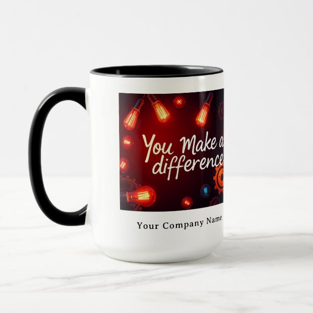 The Human Behind the Win Appreciation Mug (Left)