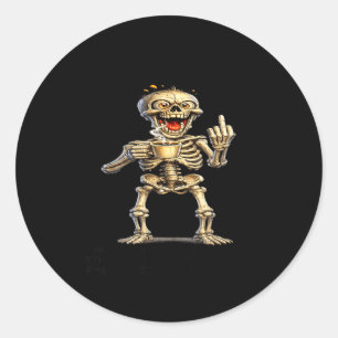 The human body has over 7 trillion nerves and have classic round sticker