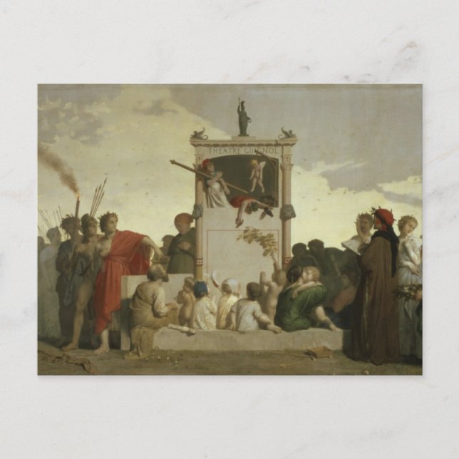 The Human Comedy, c.1852 Postcard (Front)