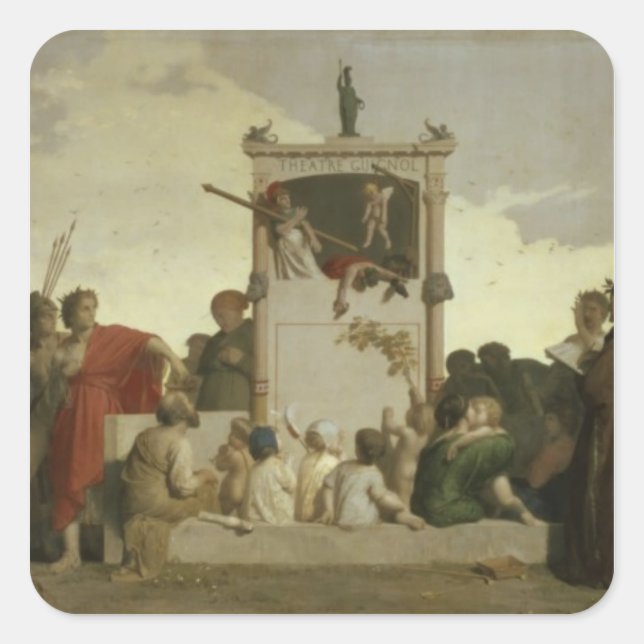 The Human Comedy, c.1852 Square Sticker (Front)