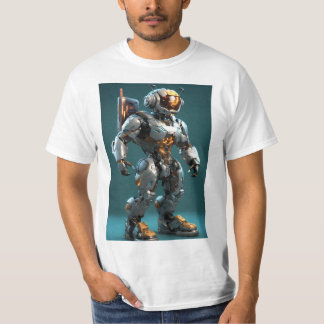 The human robot artificial intelligent T-Shirt
