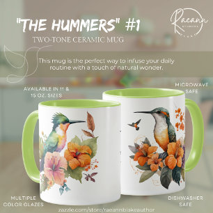 "The Hummers" #1 Hummingbirds Ceramic Mug