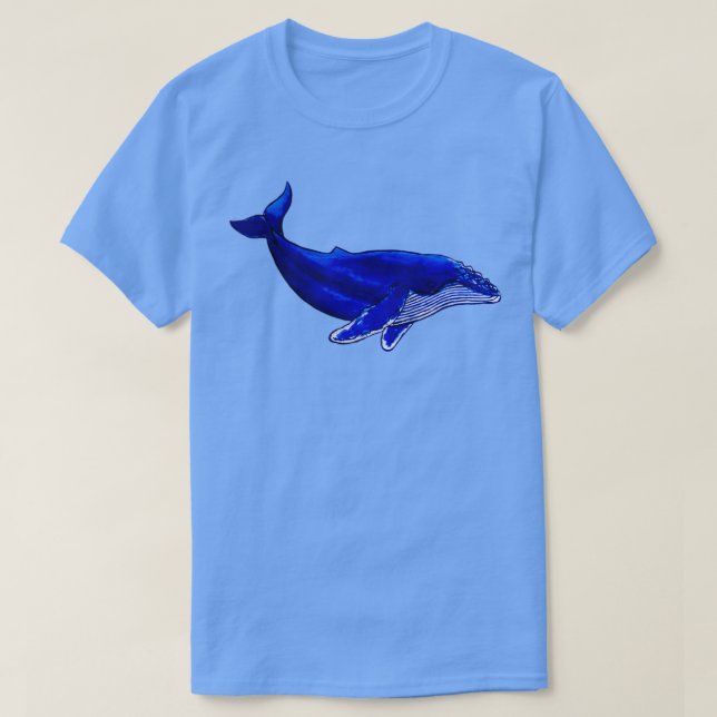 The Humpback Whale T-Shirt (Design Front)