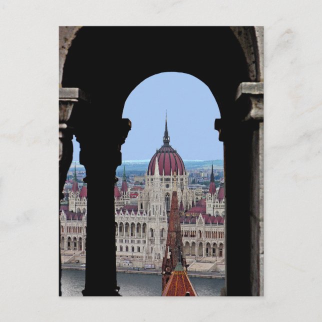 The Hungarian Parliaments "in the Frame"! Postcard (Front)