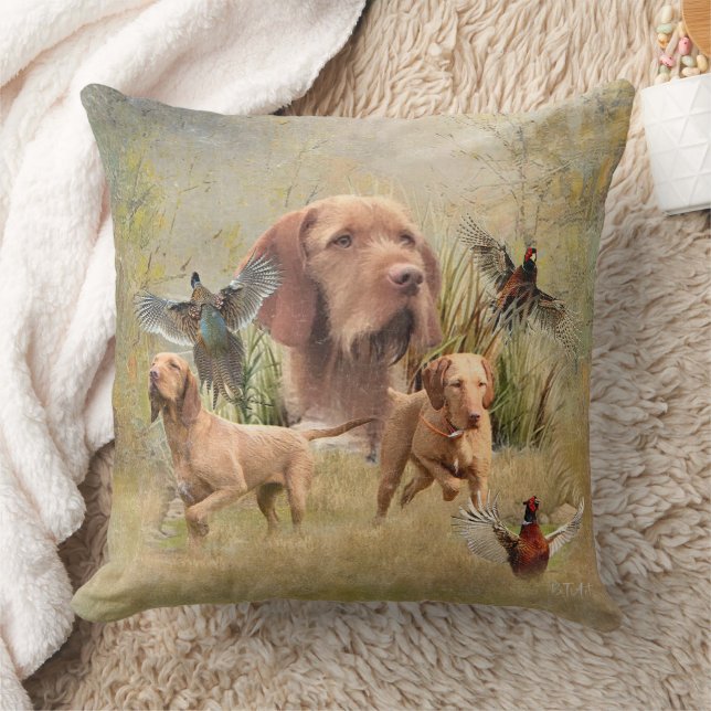 The Hungarian Wirehaired Vizsla  Cushion (Blanket)