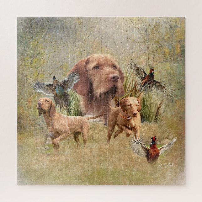 The Hungarian Wirehaired Vizsla  Jigsaw Puzzle (Vertical)