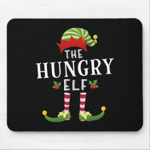 The Hungry Elf Christmas Matching Pajama Mouse Pad