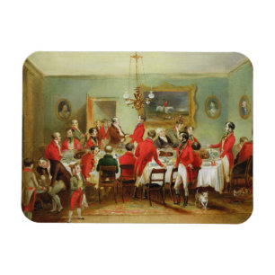 The Hunt Breakfast, Bachelor's Hall, 1836 (oil on Magnet