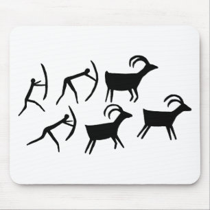 The Hunt-BW Mouse Pad
