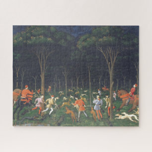 The Hunt in the Forest (by Paolo Uccello) Jigsaw Puzzle
