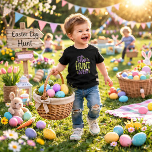 The Hunt is on, Easter Toddler T-Shirt