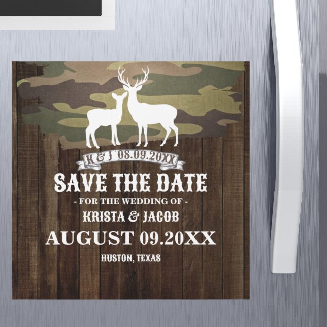 The Hunt Is Over Western Wedding Save The Date (The Hunt Is Over Western Wedding Save The Date)