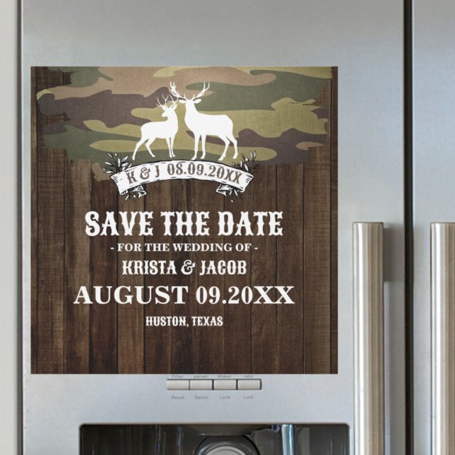 The Hunt Is Over Western Wedding Save The Date (The Hunt Is Over Western Wedding Save The Date)