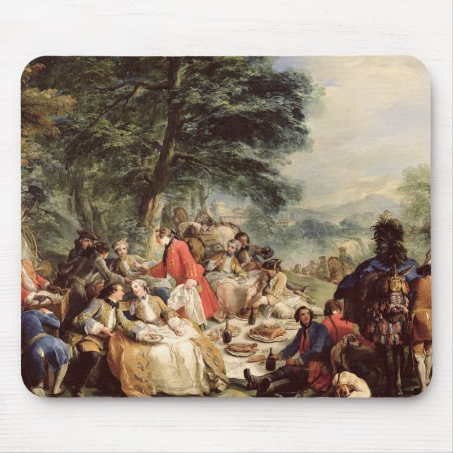 The Hunt Lunch, 1737 Mouse Pad (Front)