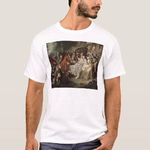 The Hunt Lunch, detail of the diners, 1737 T-Shirt