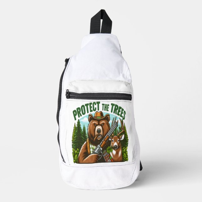 The Hunted Huntress Sling Bag (Front)