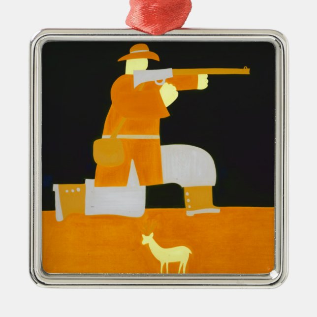 The Hunter 1998 Metal Tree Decoration (Front)