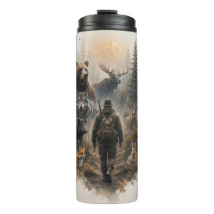 The Hunter , Into the Wild Silence  Thermal Tumbler