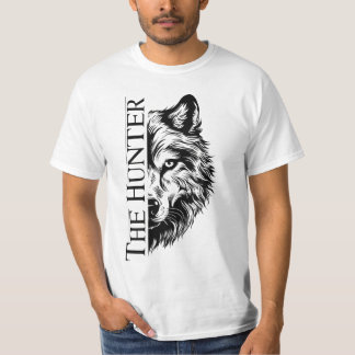 The Hunter Wolf Unisex T-Shirt – Mens
