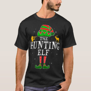 The Hunting Elf Group Matching Family Christmas Hu T-Shirt