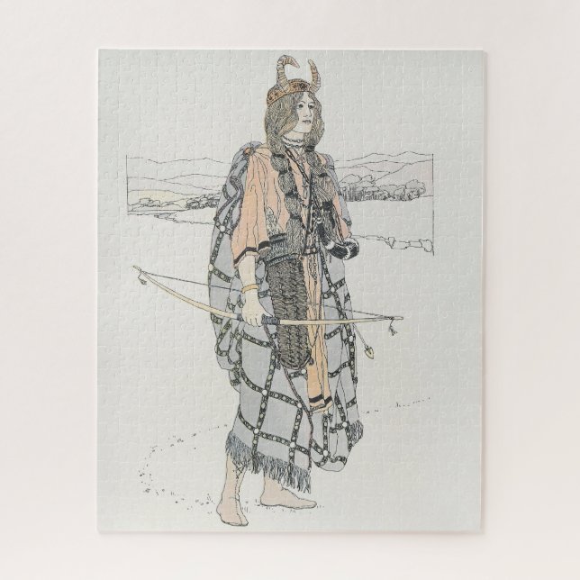 The Huntress (by Ann Macbeth) Jigsaw Puzzle (Vertical)