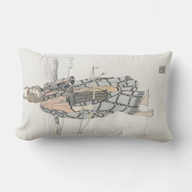 The Huntress (by Ann Macbeth) Lumbar Cushion (Front)