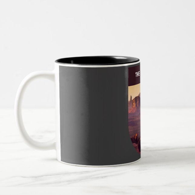 The Hunt's Mesa  Two-Tone Coffee Mug (Left)
