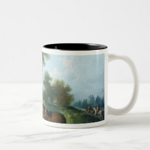 The Huntsman's Rest, 18th century Two-Tone Coffee Mug