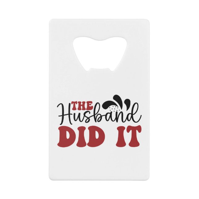 The Husband did it (Front)