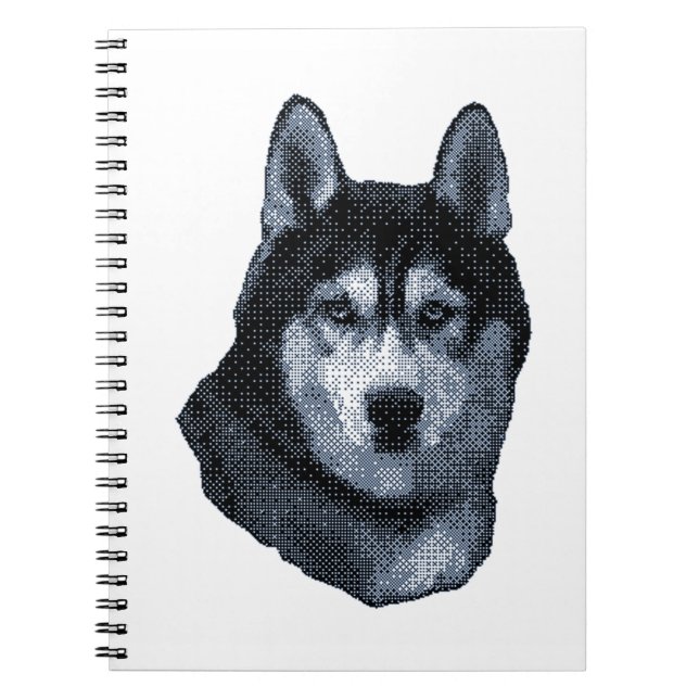 The Husky Is My Favourite Dog,Siberian Husky Notebook (Front)
