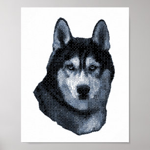 The Husky Is My Favourite Dog,Siberian Husky Poster