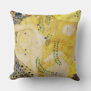 The Hydra, Gustav Klimt Cushion