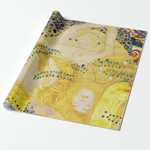 The Hydra, Gustav Klimt Wrapping Paper
