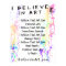 The I Believe In Art Manifesto Promotional