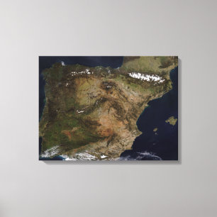 The Iberian Peninsula Canvas Print