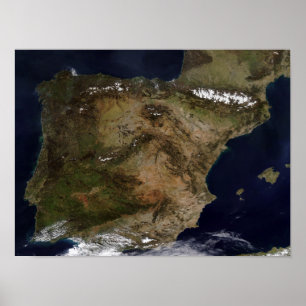 The Iberian Peninsula Poster