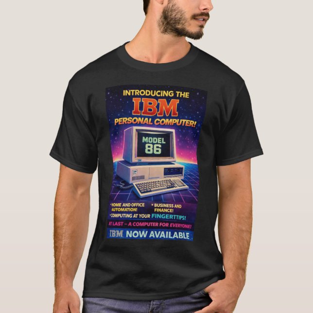 The "IBM Model 86" Retro-Tech T-Shirt (Front)