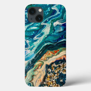 The Ice and The Fish abstract painting iPhone 13 Case
