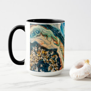 The Ice and The Fish abstract painting Mug