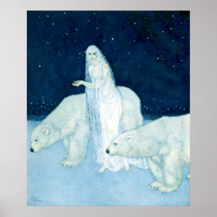 The Ice Maiden by Edmund Dulac Poster
